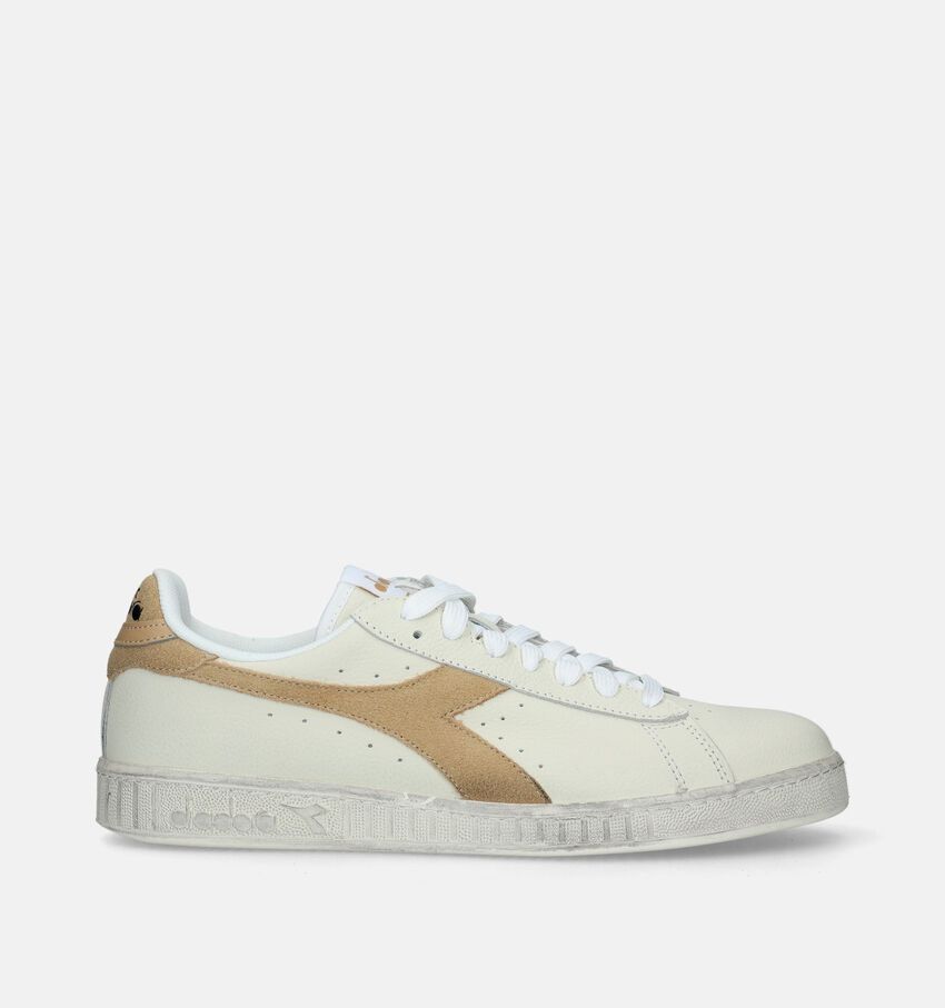 Diadora Game I Low Waxed Witte Sneakers
