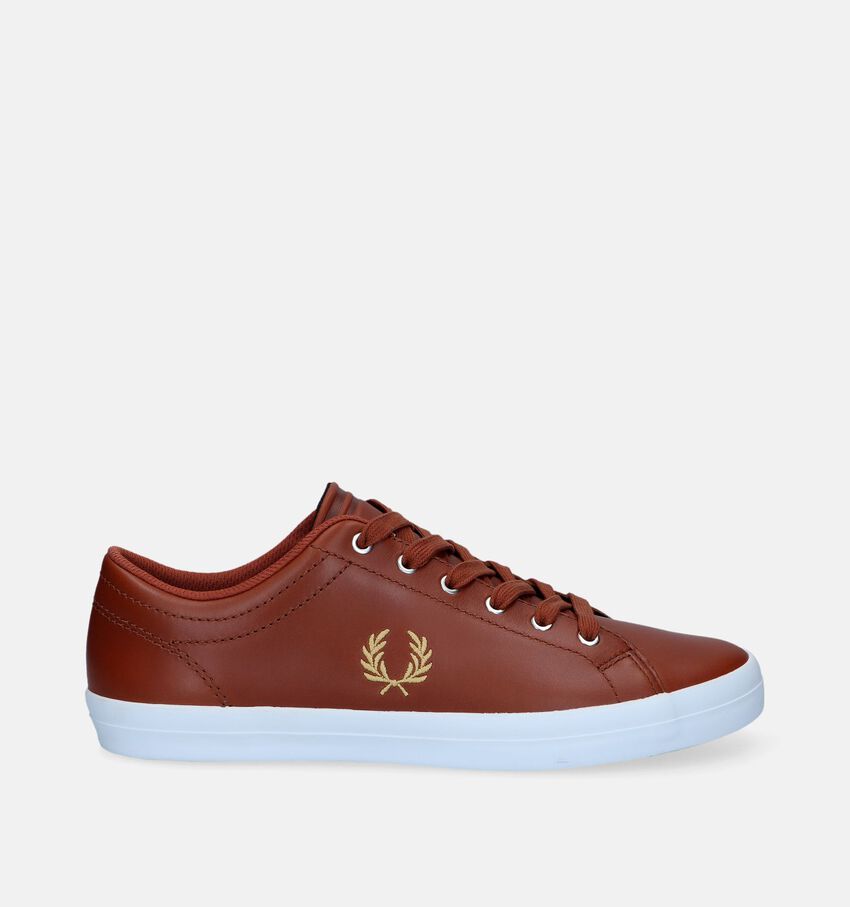 Fred Perry Baseline Cognac Veterschoenen