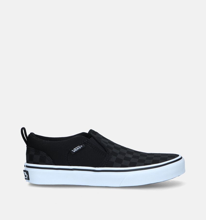 Vans Asher YT Baskets Slip-on en Noir