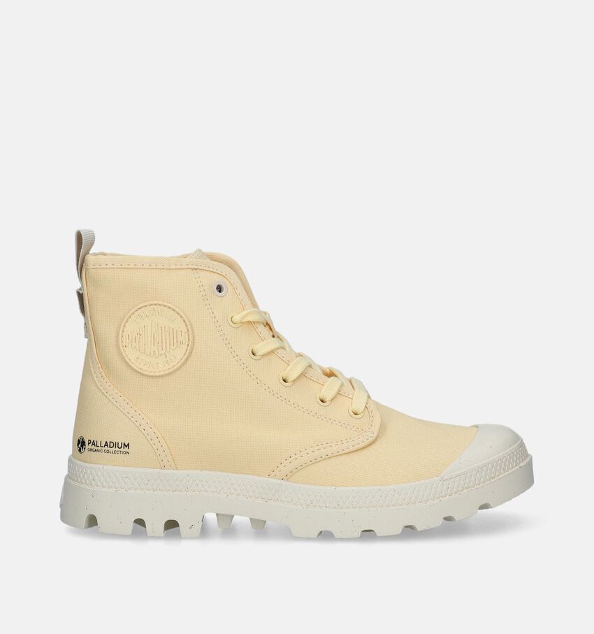 Palladium Pampa Hi Zip Baskets en Jaune