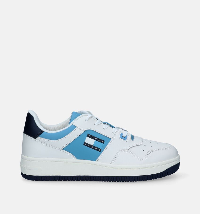 Tommy Hilfiger TJM Mix Mat Cupsole 2.0 Witte Veterschoenen