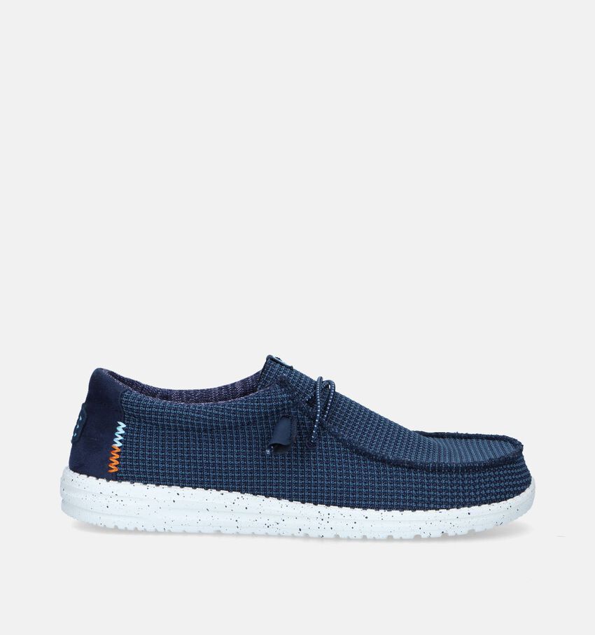 HEYDUDE Wally Sport Blauwe Instappers