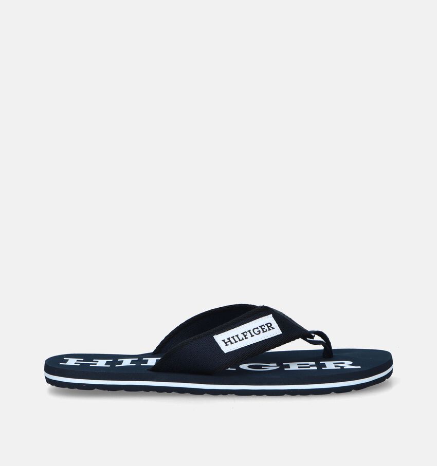Tommy Hilfiger Patch Beach Tongs en Bleu