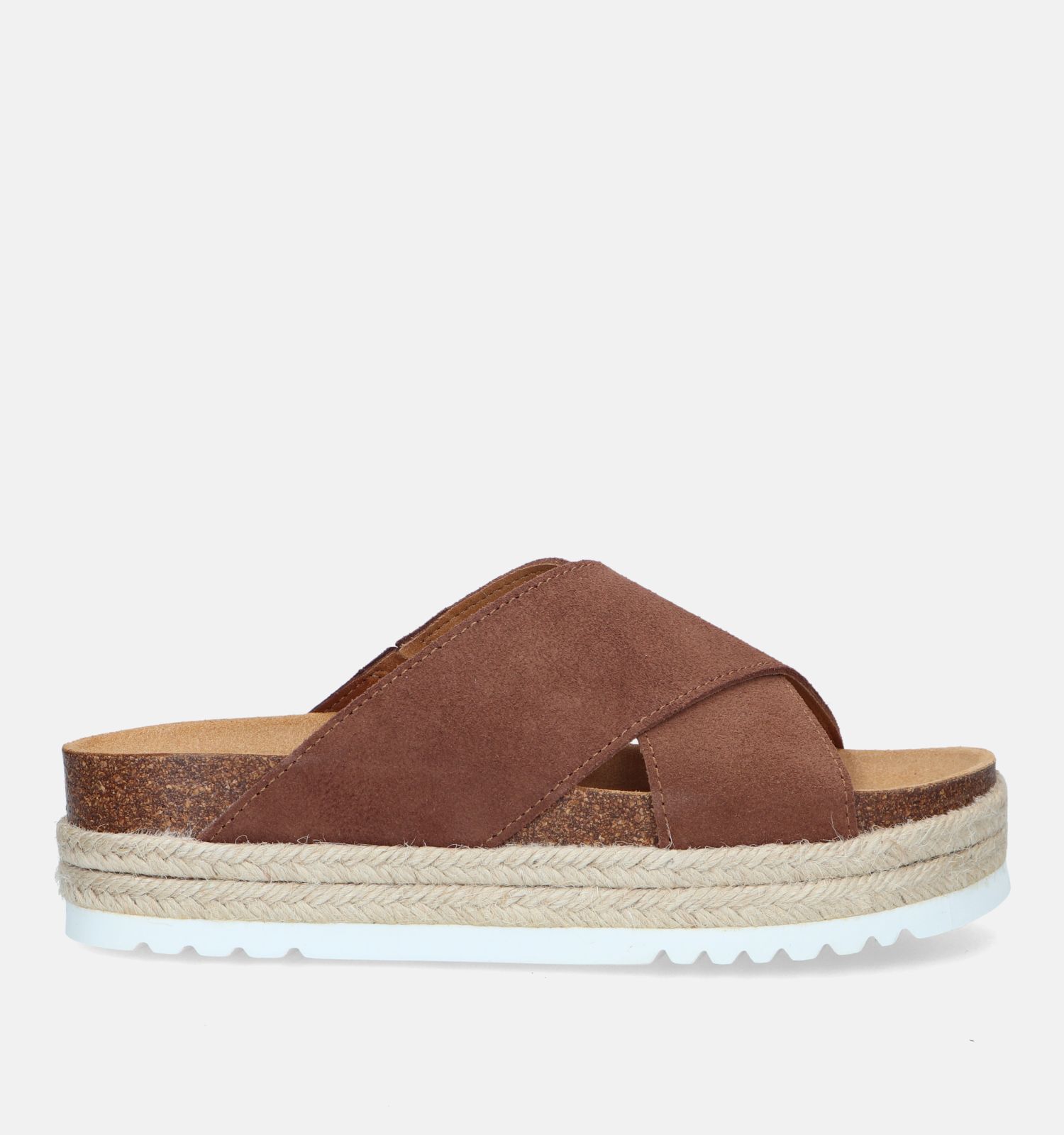 Lederen slippers dames online