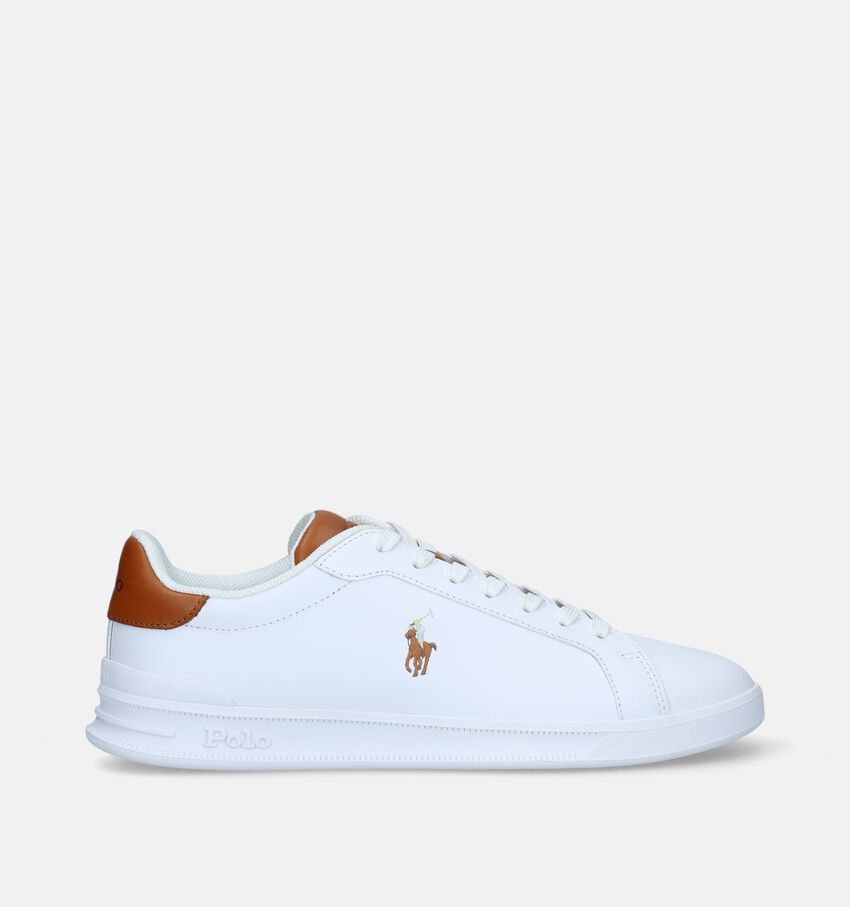 Polo Ralph Lauren HRT Court Witte Veterschoenen