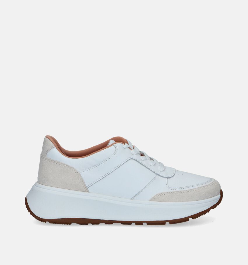 FitFlop F-Mode Flatform Witte Sneakers