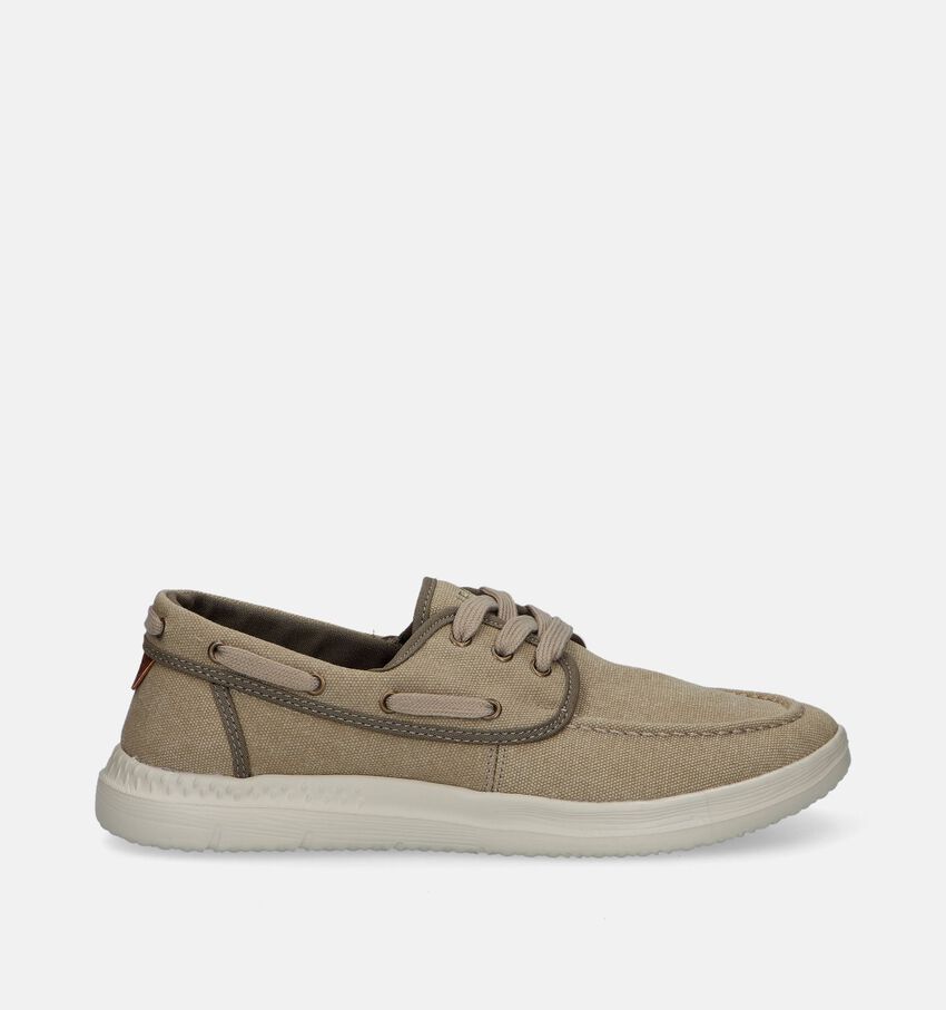 Jeep Kone Boat Beige Veterschoenen