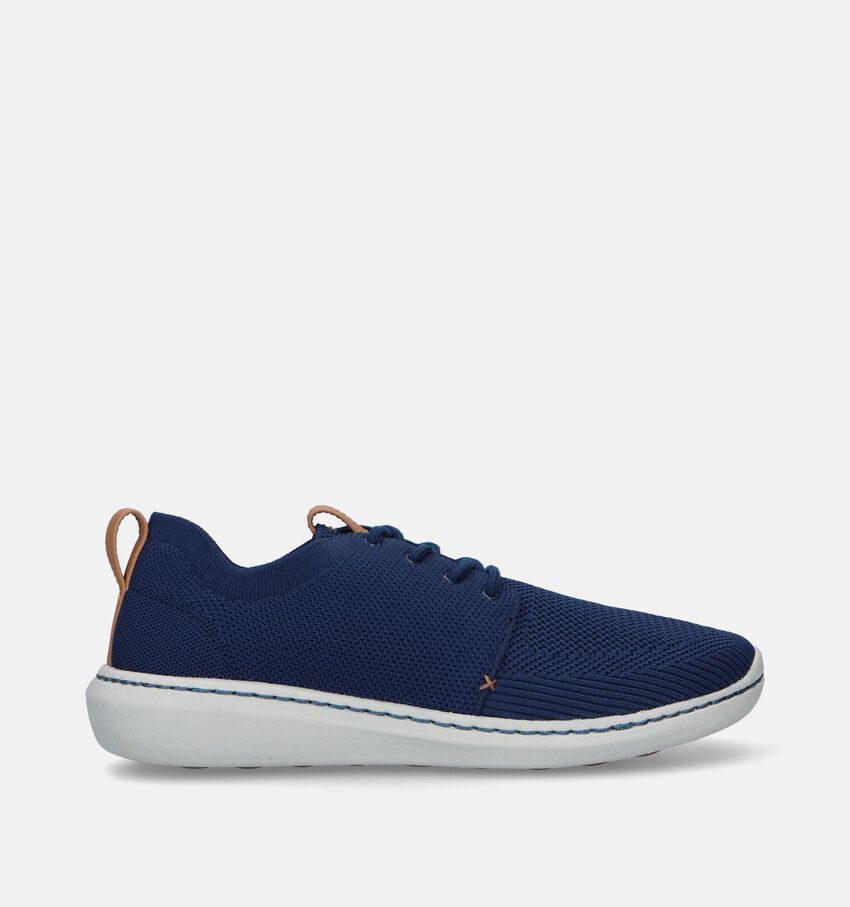 Clarks Step Urban Mix Blauwe Veterschoenen