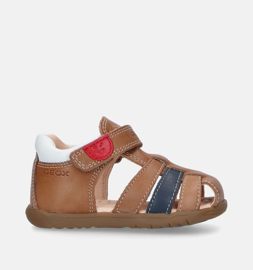 Geox Macchia Cognac Sandalen