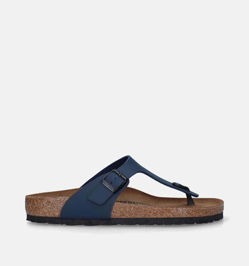 Birkenstock Gizeh Blauwe Teenslippers