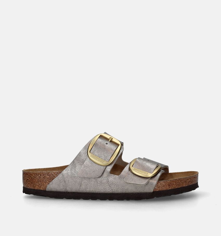 Birkenstock Arizona Birko Flor Bronzen Slippers