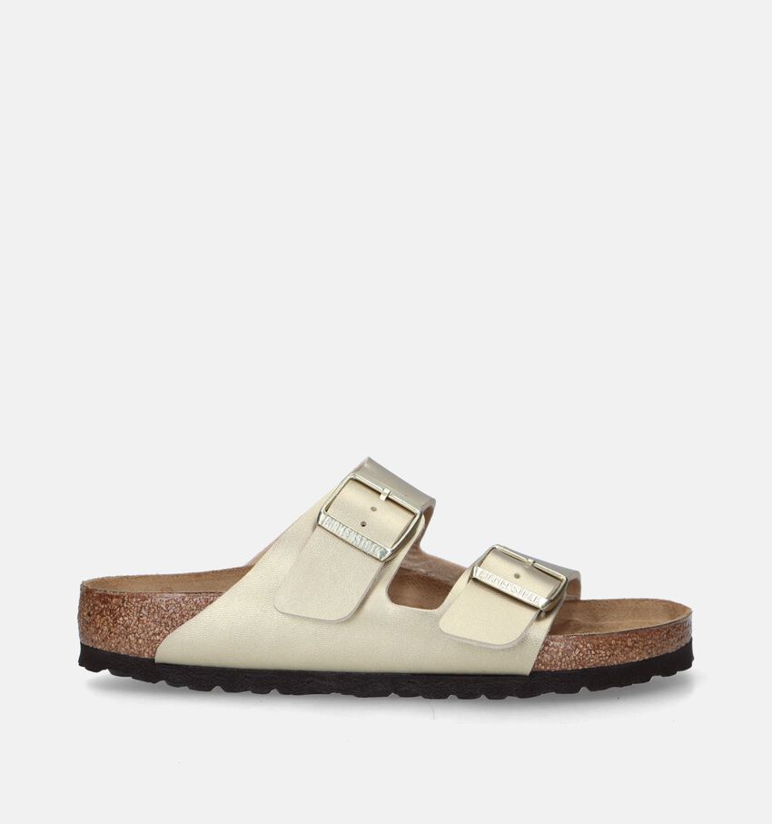 Birkenstock Arizona Birko Flor Nu-pieds en Or