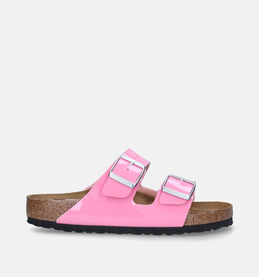 Birkenstock Arizona BF Patent Nu-pieds en Rose