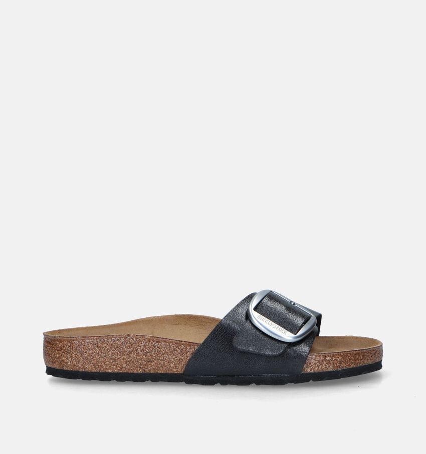 Birkenstock Madrid Birko-Flor Nu-pieds en Noir