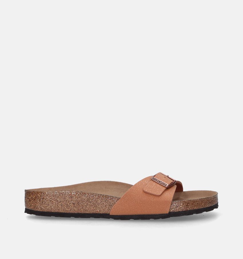 Birkenstock Madrid Birko-Flor Bruine Slippers