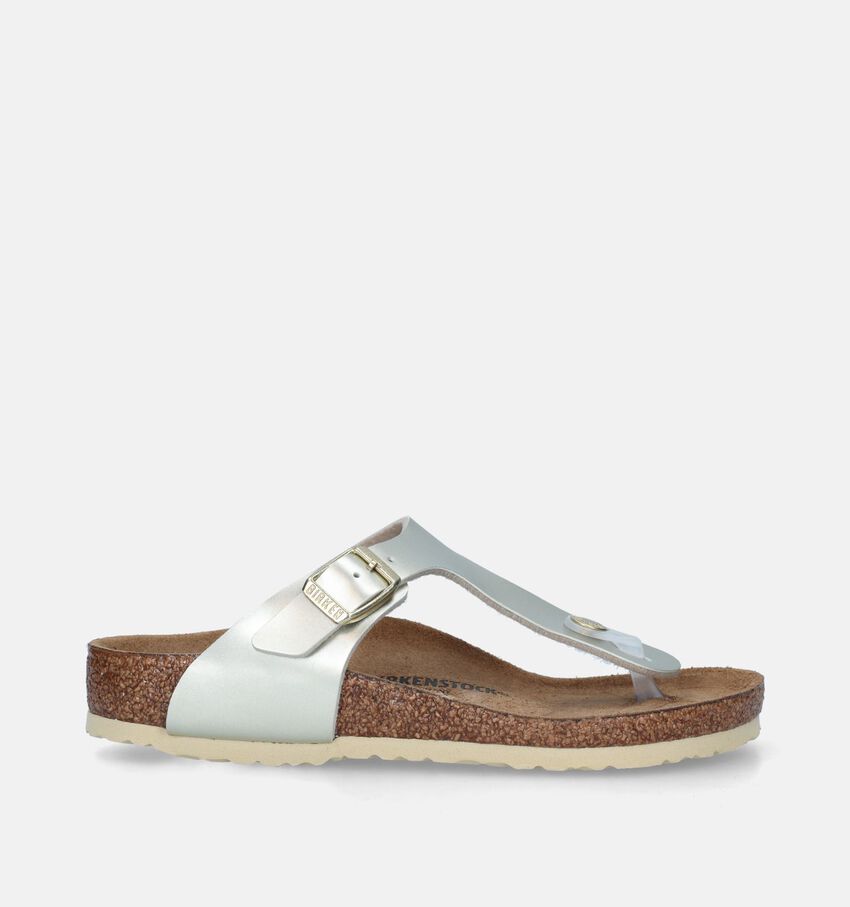 Birkenstock Gizeh Birko Flor Gouden Teenslippers