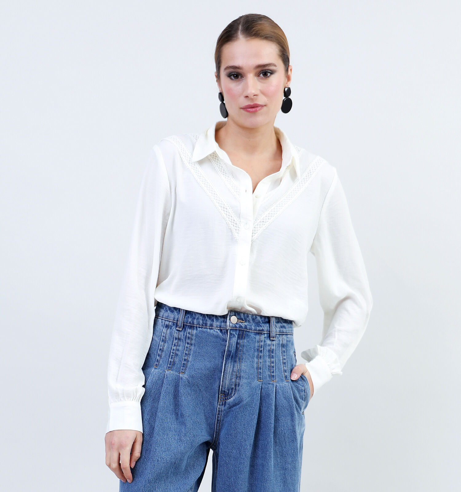 Hemdblouse dames discount