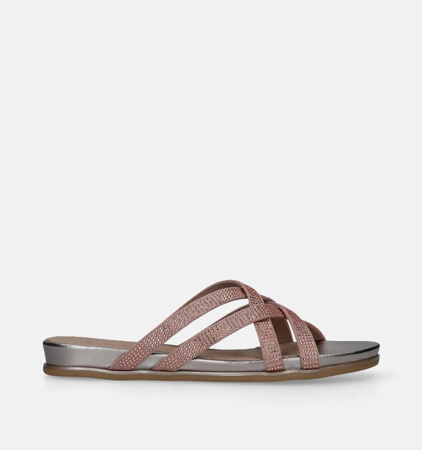 Jana Rose Gold Slippers