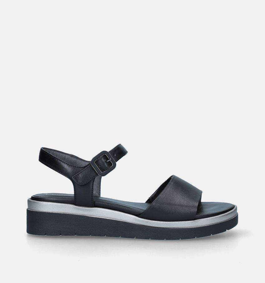 Tamaris Comfort Zwarte Sandalen voor steunzolen
