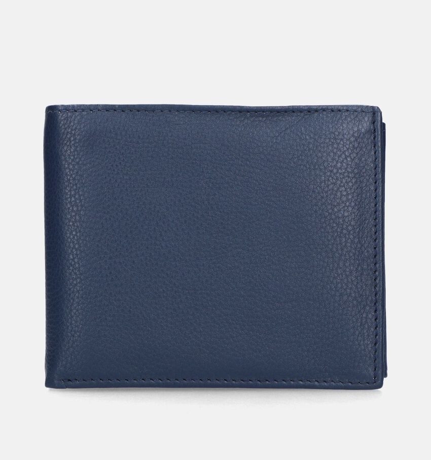 Euro-Leather Blauwe Portefeuille
