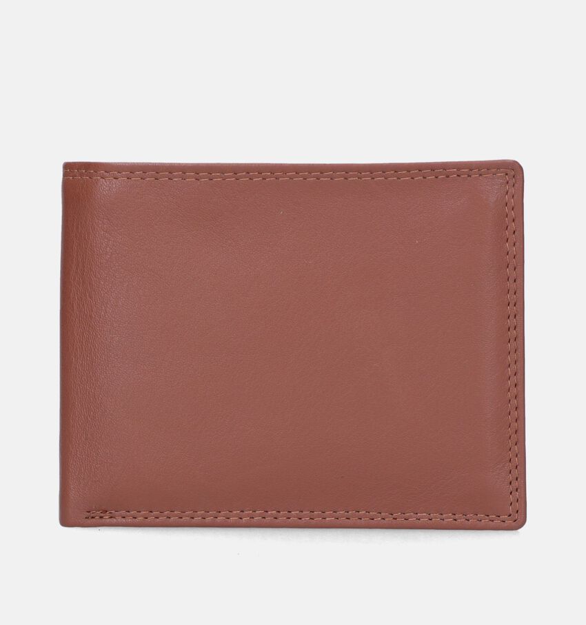 Euro-Leather Cognac Portefeuille