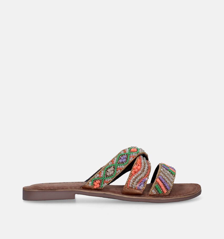 Lazamani Nu-pieds plates en Violet