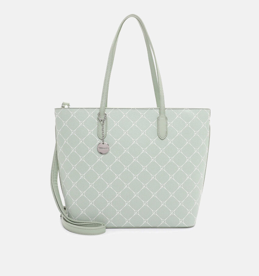 Tamaris Anastasia Classic Groene Shopper met rits