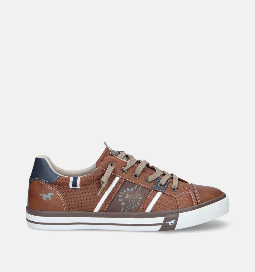 Mustang Slip-ons en Cognac