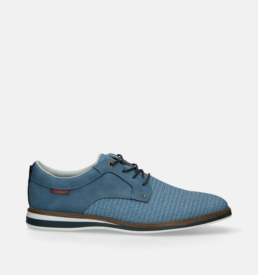 SJ Blauwe Veterschoenen