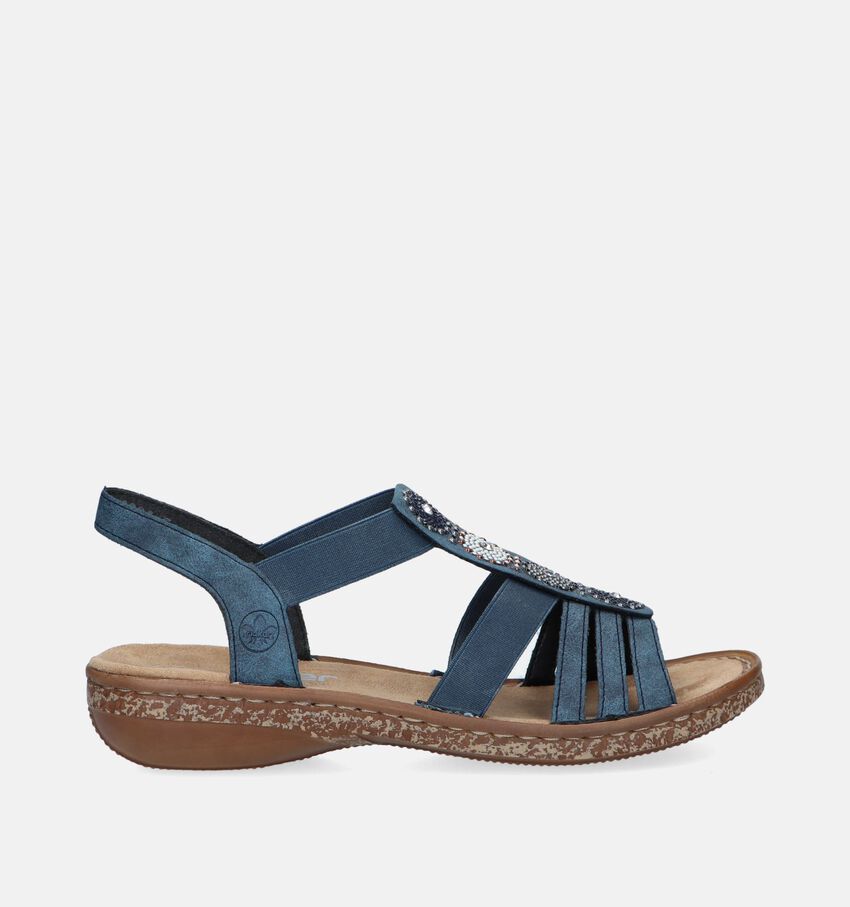 Rieker Blauwe Sandalen