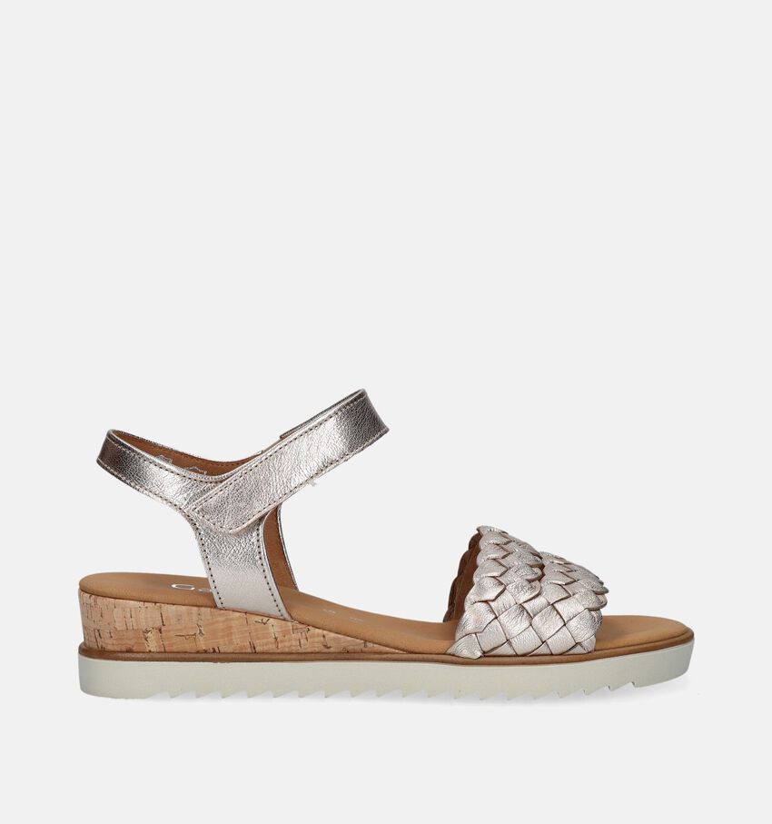 Gabor Rose Gold Sandalen Met Sleehak