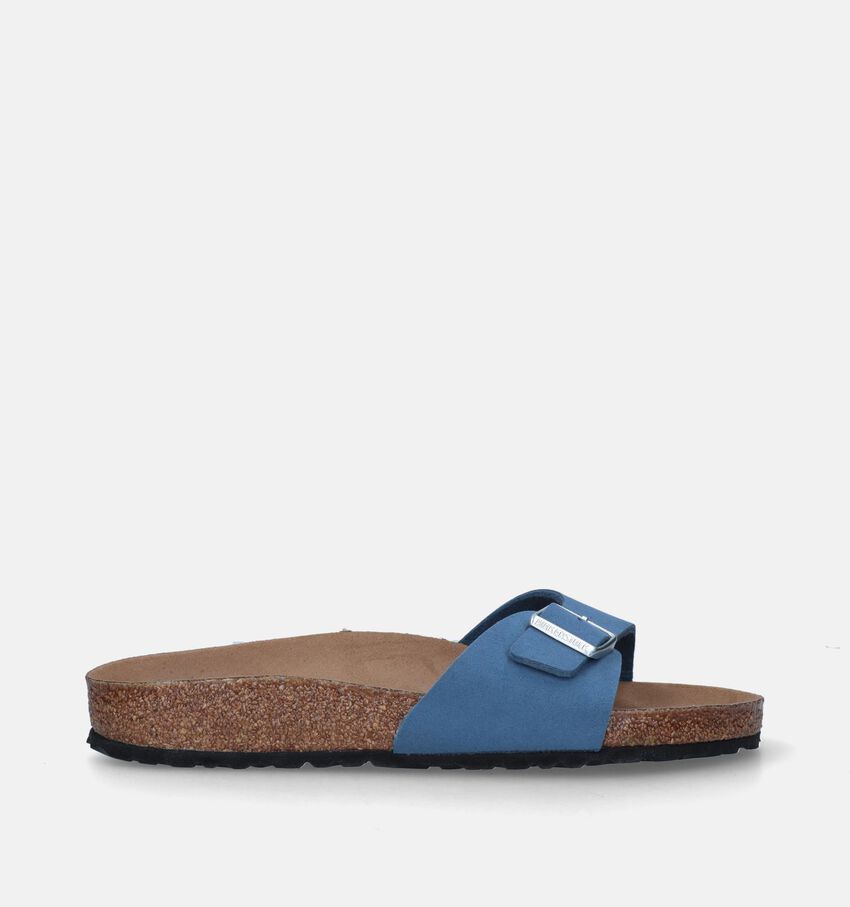 Birkenstock Madrid Synthetics Blauwe Slippers