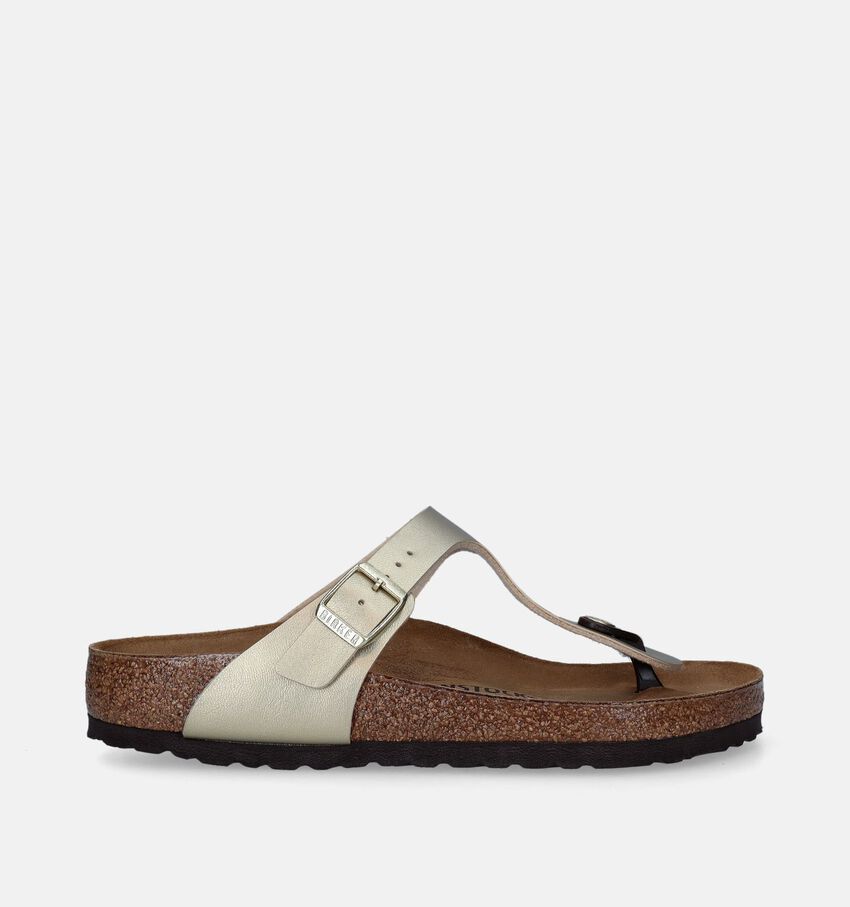 Birkenstock Gizeh Tongs en Or