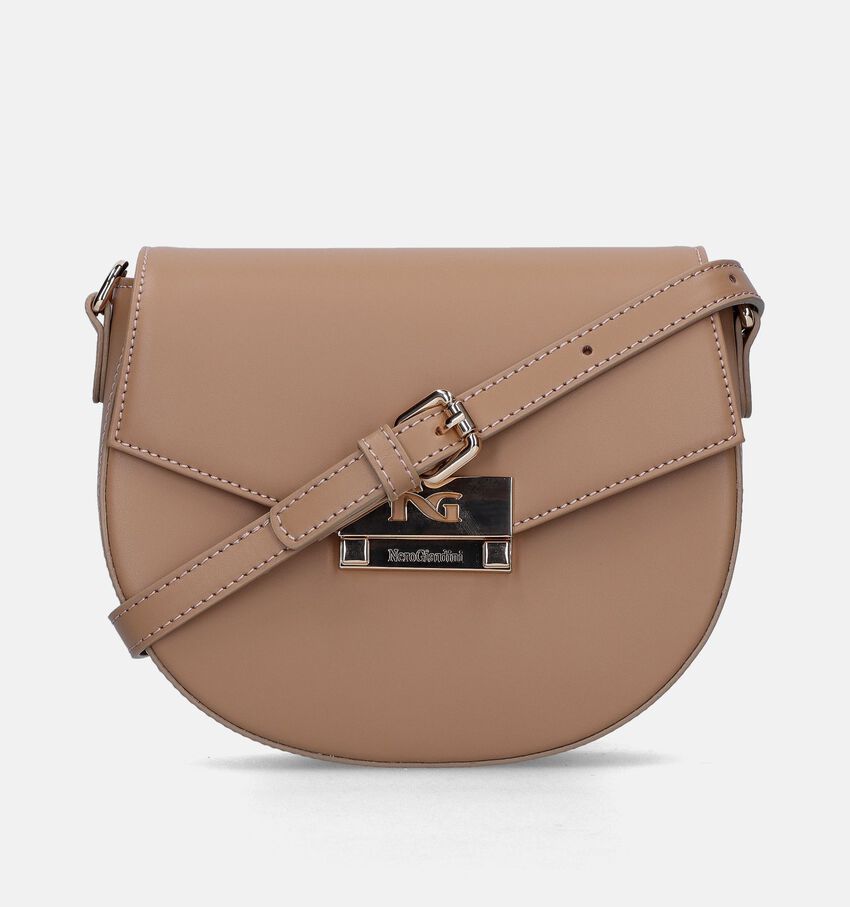 NeroGiardini Beige Crossbody Tas