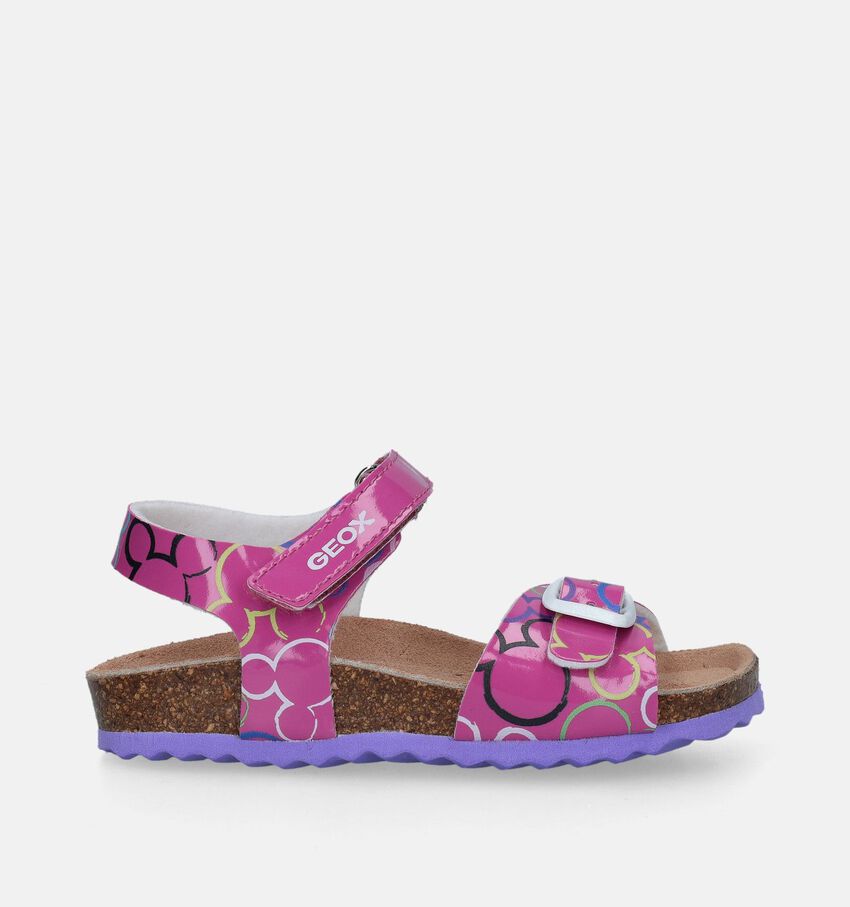 Geox Adriel Micky Mouse Fuchsia Sandalen