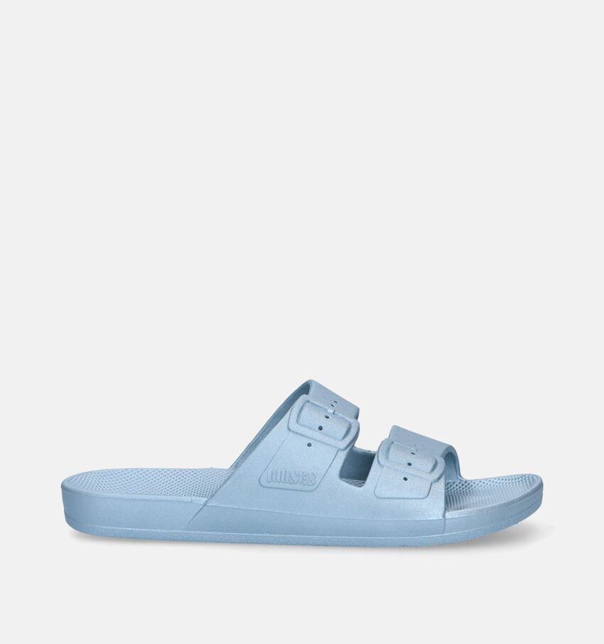 Freedom Moses Basic Mettalics Zilveren Slippers