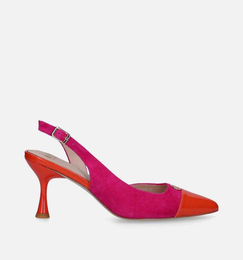 Nathan-Baume Fuchsia Slingback pumps