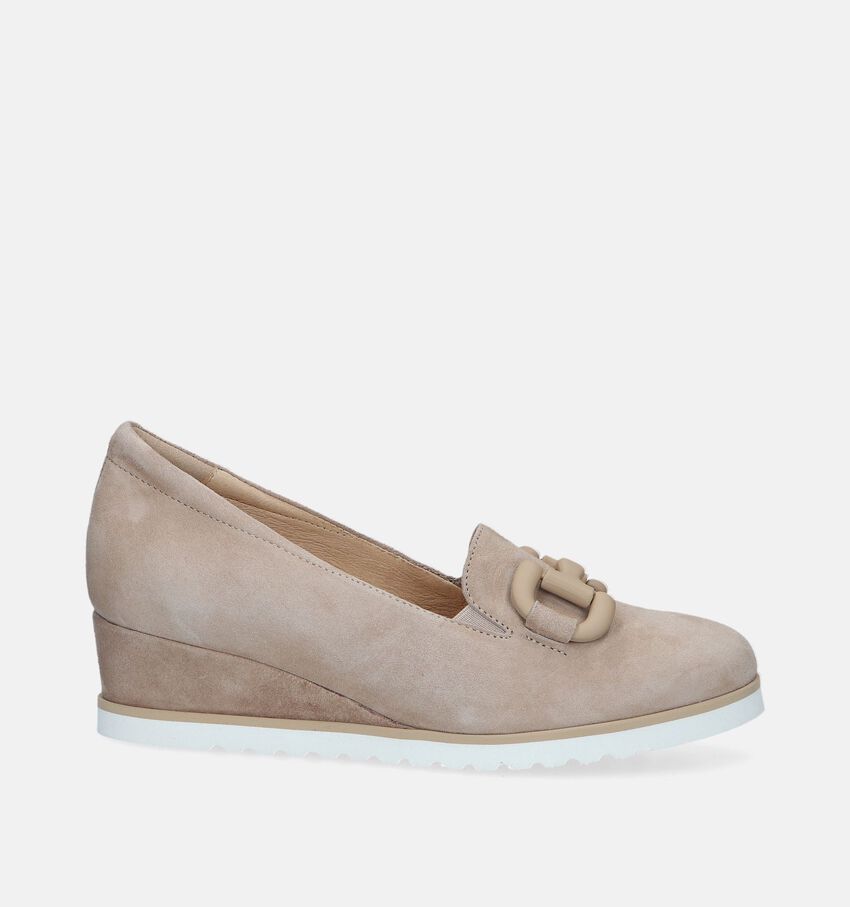 Softwaves Beige Pumps met sleehak