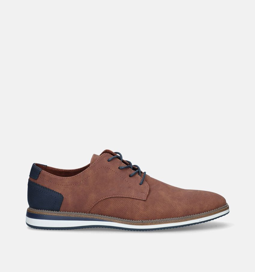 SJ Cognac Veterschoenen