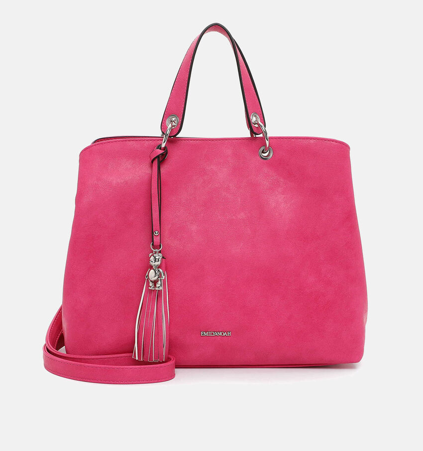 Emily & Noah Beatrix Fuchsia Shopper tas