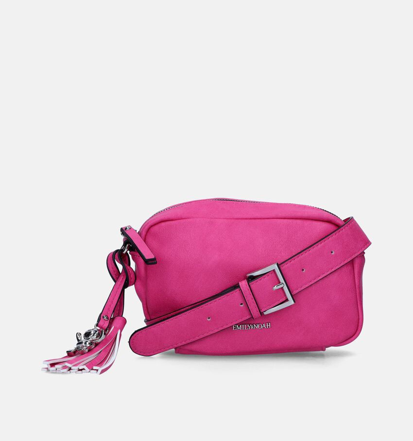 Emily & Noah Beatrix Fuchsia Crossbody tas