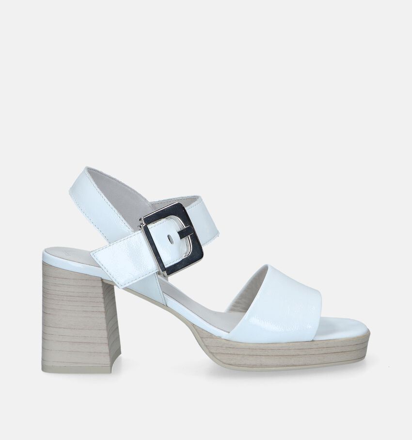 Gabor Best Fitting Sandales avec talon carré en Blanc
