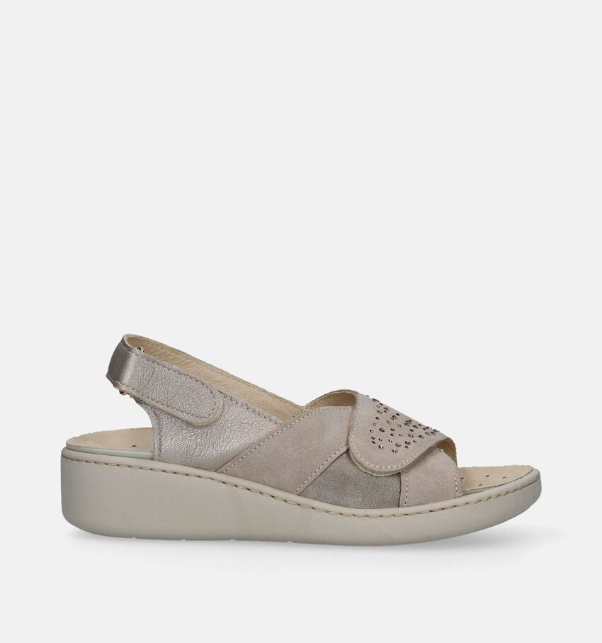 Hush Puppies Islany Gouden Sandalen Voor Steunzolen