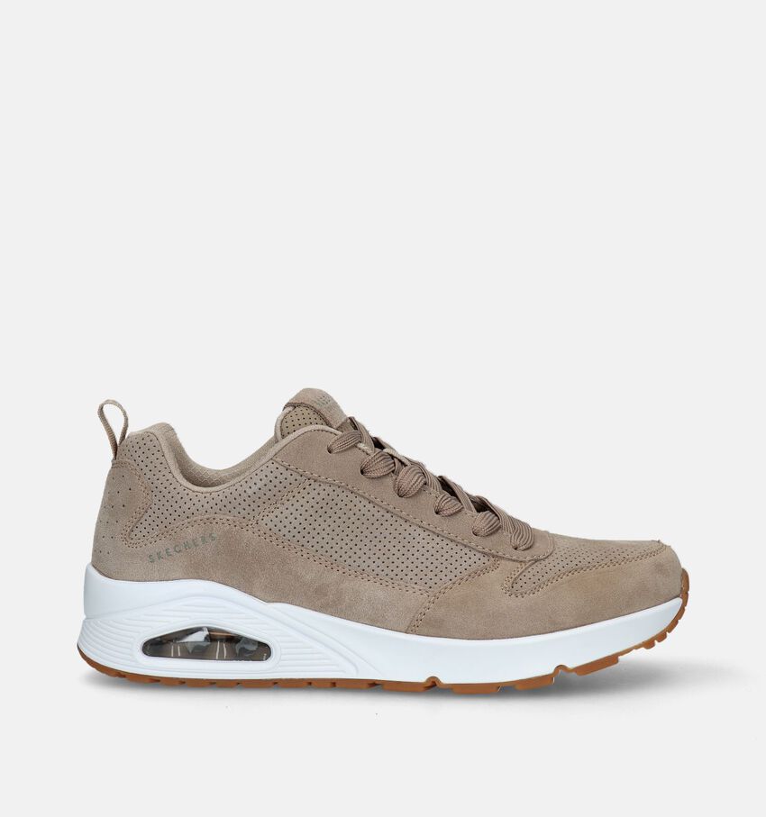 Skechers Uno Taupe Sneakers