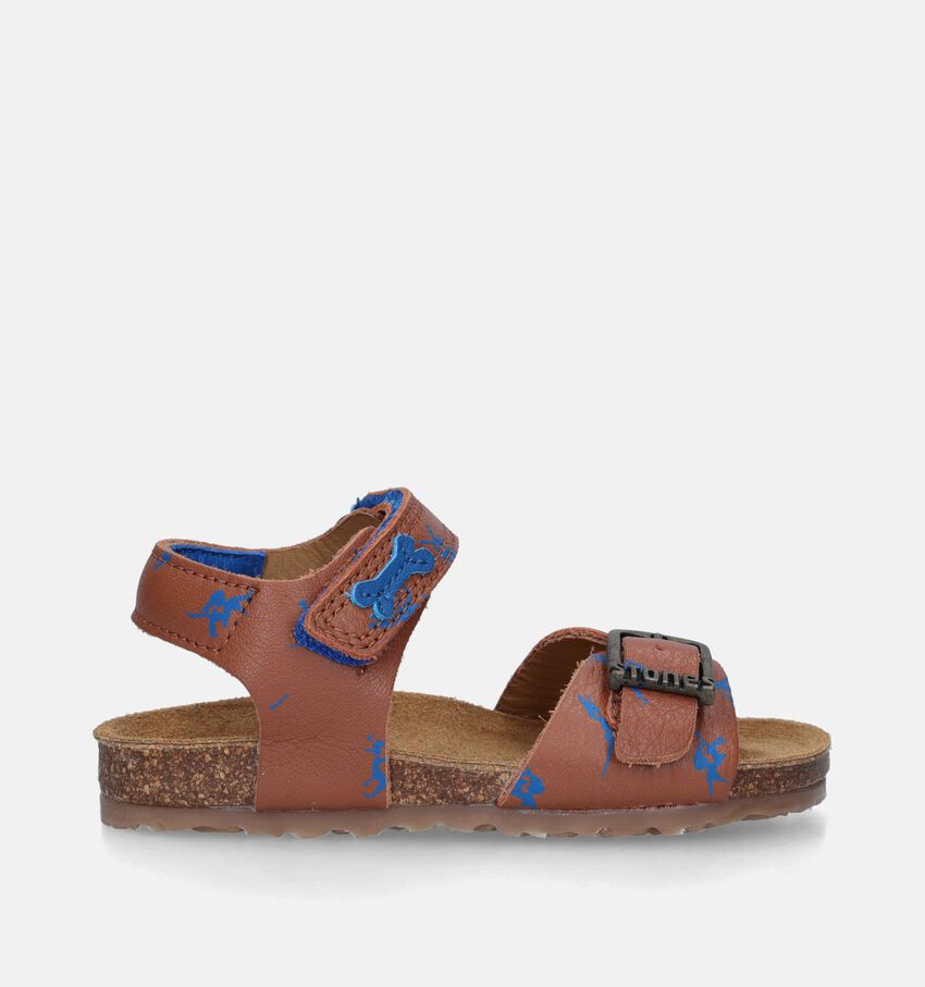 STONES and BONES Losto Cognac Sandalen