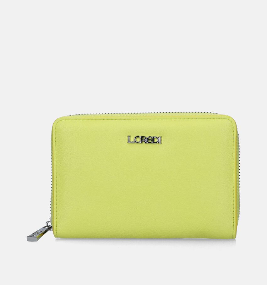 L.Credi Flippa Porte-monnaie zippé en Jaune