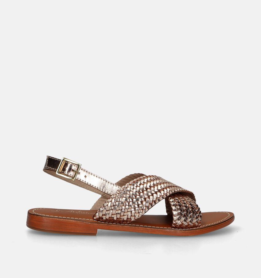 Atelier Tropézien Gouden Sandalen