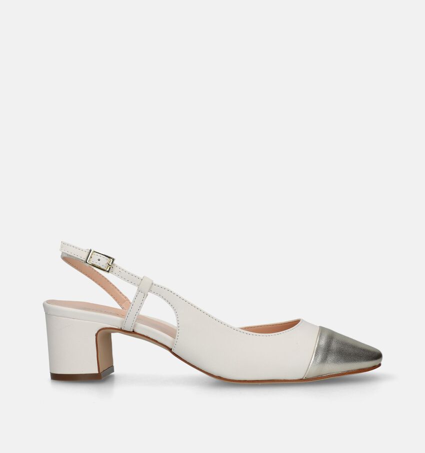 Signatur Escarpins slingback en Beige