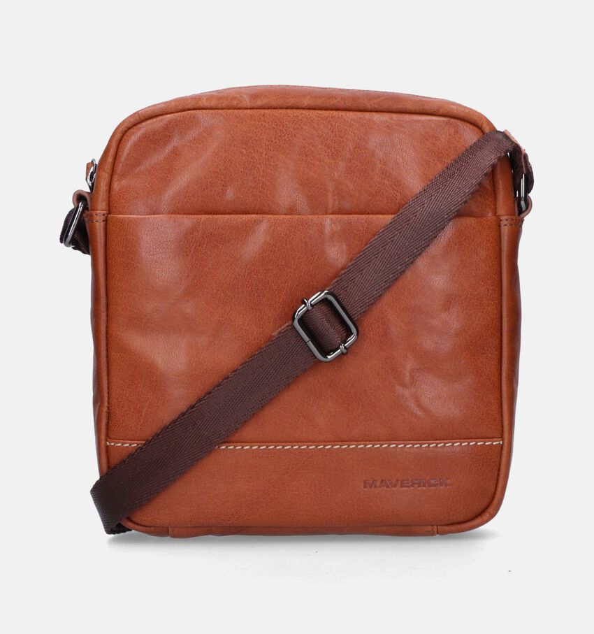 Maverick Crossbody Tas Cognac