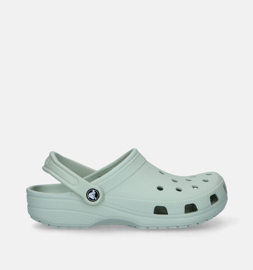 Crocs Classic Nu-pieds en Vert